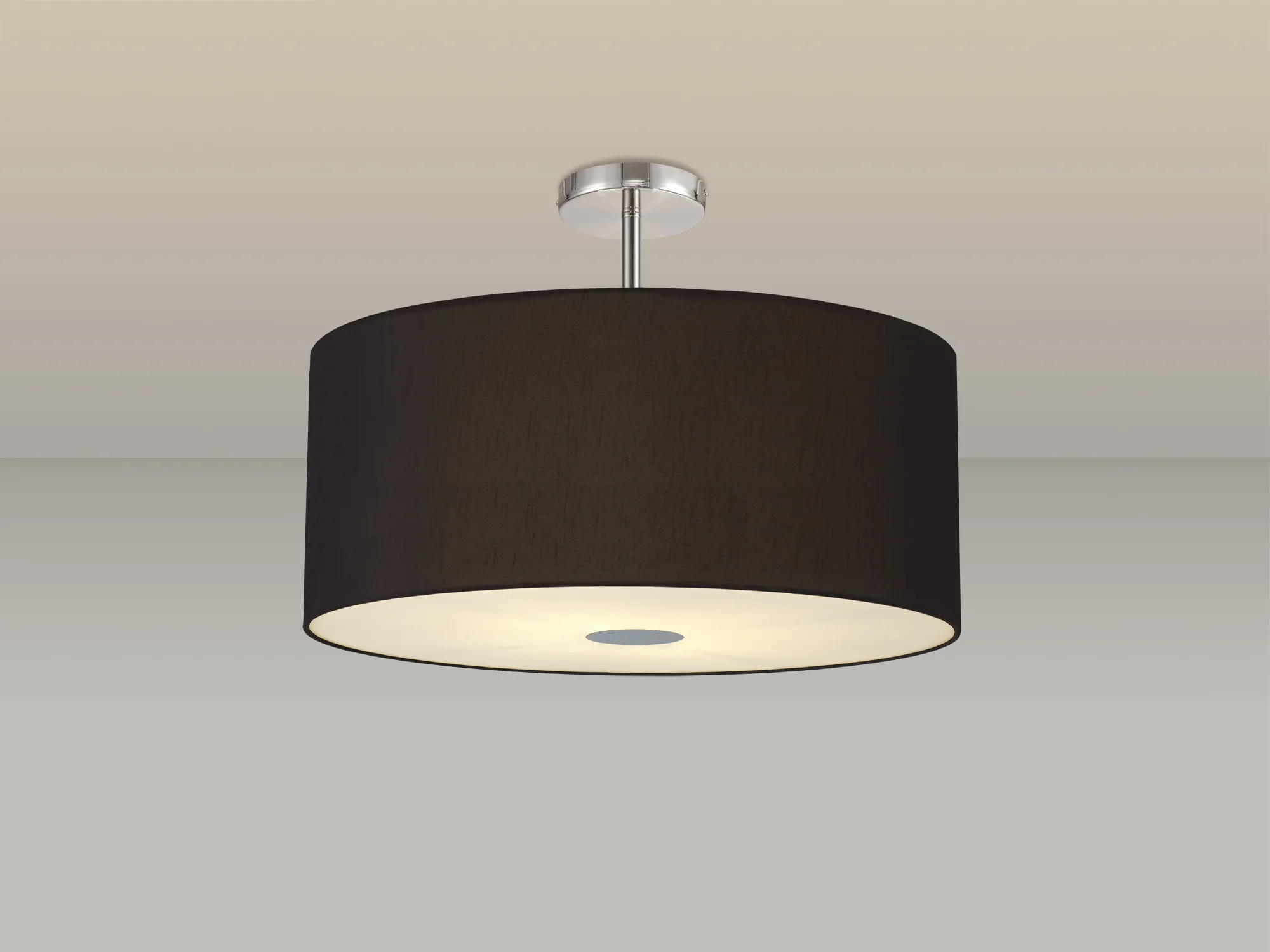 Baymont CH BL/GR Ceiling Lights Deco Semi Flush Fittings Baymont CH BL/GR Ceiling Lights Deco Semi Flush Fittings